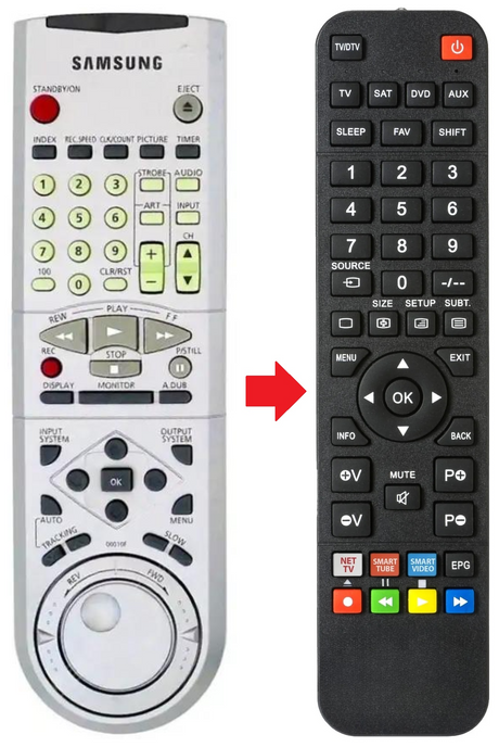 00010F SAMSUNG afstandsbediening - productfoto