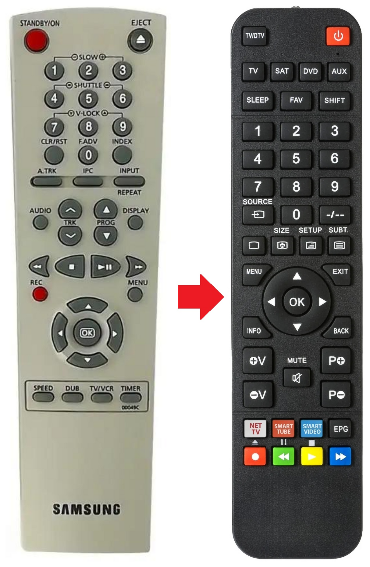 00049C SAMSUNG afstandsbediening - productfoto
