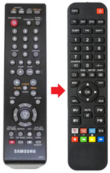 00061A SAMSUNG afstandsbediening - productfoto