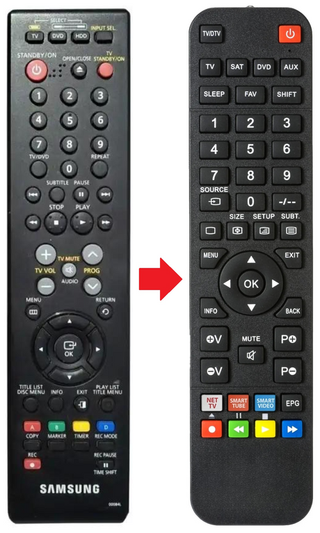 00084L SAMSUNG afstandsbediening - productfoto