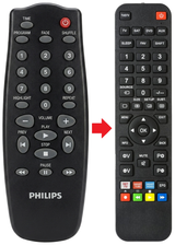 CDC775/00G PHILIPS afstandsbediening - vergelijking