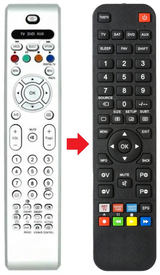 RC4721/01 PHILIPS afstandsbediening - productfoto