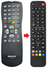 RC1123333/01 PHILIPS afstandsbediening - productfoto