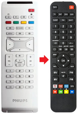 RC4722/01 PHILIPS afstandsbediening - productfoto