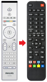 RC4713/01 PHILIPS afstandsbediening - productfoto