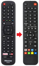 RC3394404/01 HISENSE afstandsbediening - productfoto