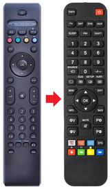 RC4339/01 PHILIPS afstandsbediening - productfoto