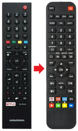 RC3214808/05 GRUNDIG afstandsbediening - productfoto