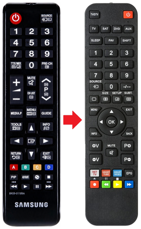 Vervangende SAMSUNG LT28C570EW/EN afstandsbediening productfoto