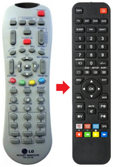 105-201M LG afstandsbediening - productfoto