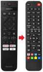 Vervangende PHILIPS 55PUS7409/12 afstandsbediening productfoto