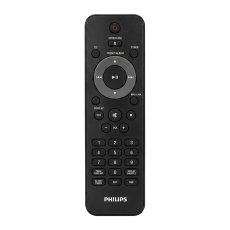 FWM210/12 PHILIPS afstandsbediening