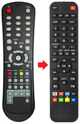 14COLORTV KENSTAR afstandsbediening - productfoto