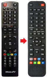 19DVD-14020068 MOBILE TV afstandsbediening - productfoto