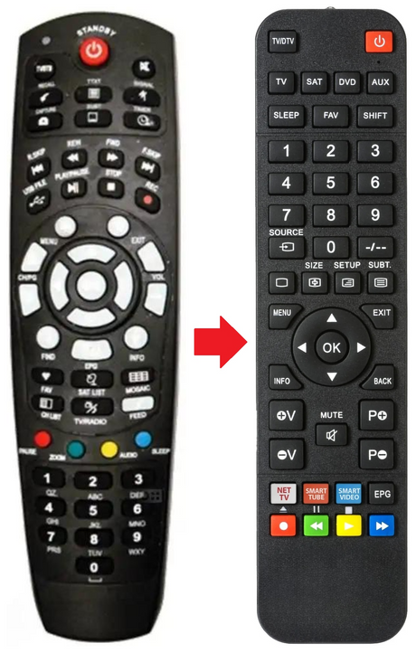200 SHOWBOX afstandsbediening - productfoto