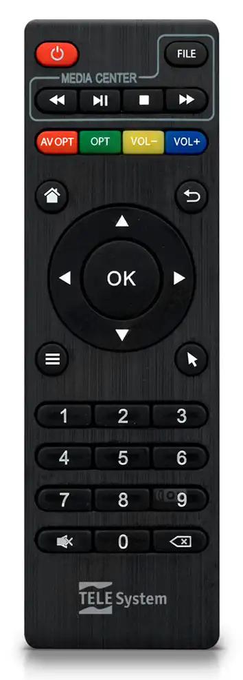 21005291 TELESYSTEM afstandsbediening