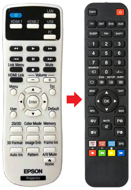 218183000 EPSON afstandsbediening - productfoto