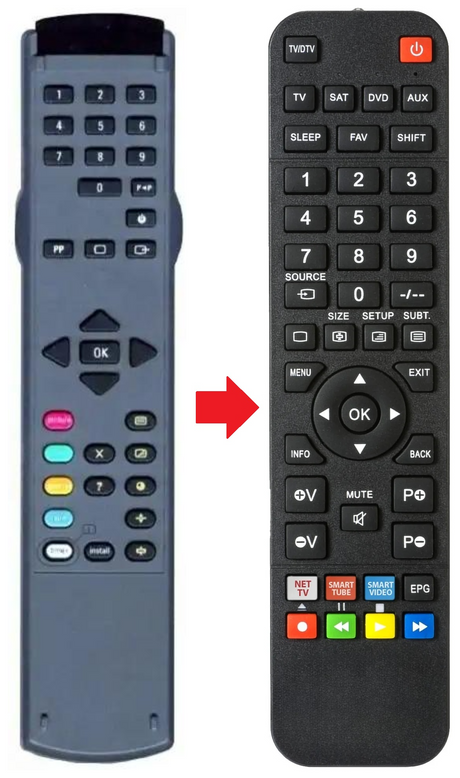 21PT351A PHILIPS afstandsbediening - productfoto