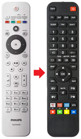 22PFL5614H PHILIPS afstandsbediening - productfoto