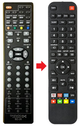 23-6DD95FHD UNITED afstandsbediening - productfoto