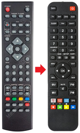 32-122I-GB-3B-HBKUP-EU BLAUPUNKT afstandsbediening - productfoto