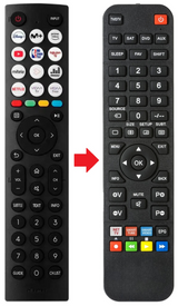 32A4N HISENSE afstandsbediening - productfoto