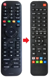 32A5100F-V2 HISENSE afstandsbediening - productfoto