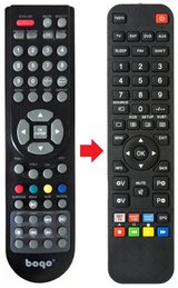 32LE1200 FOX afstandsbediening - productfoto