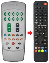 32M2-DVB MIVAR afstandsbediening - productfoto