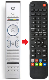 32PF9731D PHILIPS afstandsbediening - productfoto
