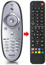 32PFL8605H PHILIPS afstandsbediening - productfoto