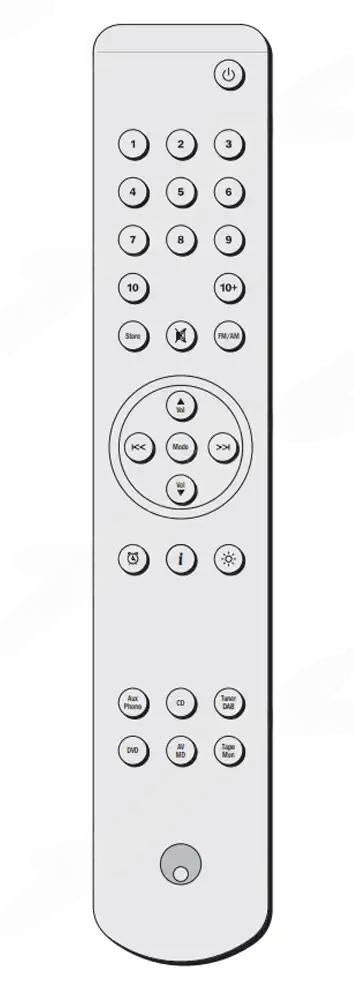340T CAMBRIDGE AUDIO afstandsbediening