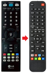 37LG300C LG afstandsbediening - productfoto