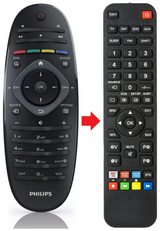 37PFL6606M PHILIPS afstandsbediening - productfoto