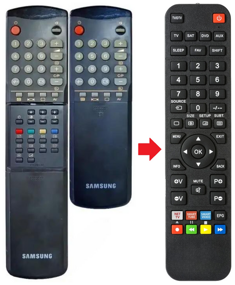 3F14-00033-321 SAMSUNG afstandsbediening - productfoto
