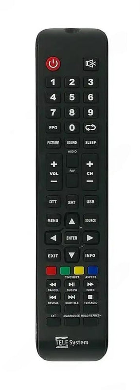 40LED08DVB-T2 TELESYSTEM afstandsbediening