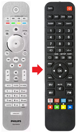 40PFL9704H PHILIPS afstandsbediening - productfoto