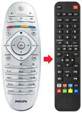 40PFL9715 PHILIPS afstandsbediening - productfoto