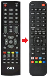 40WD-TV9500 DIUNAMAI afstandsbediening - productfoto