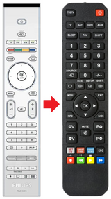 42PFL9742D PHILIPS afstandsbediening - productfoto