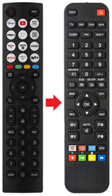 43A6K HISENSE afstandsbediening - productfoto