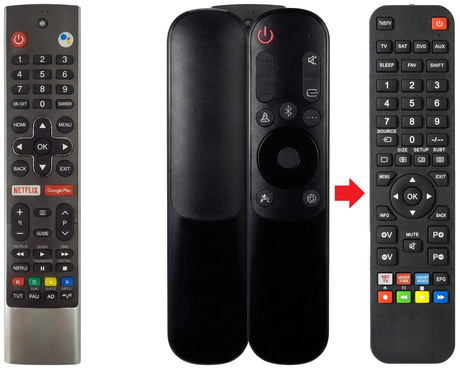 43MUB8000+LG_S90TR METZ afstandsbediening - vergelijking