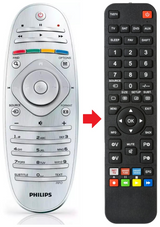 46PFL9706K PHILIPS afstandsbediening - productfoto