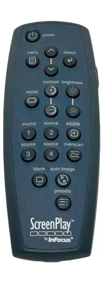 4805-SCREENPLAY INFOCUS afstandsbediening