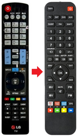 49UB836 LG afstandsbediening - productfoto
