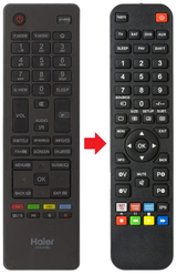 504Q2217101 HAIER afstandsbediening - productfoto