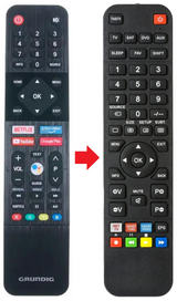50GFU7990B GRUNDIG afstandsbediening - productfoto