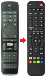 50PUS7303 PHILIPS afstandsbediening - productfoto