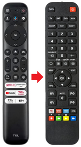 50S446 TCL afstandsbediening - productfoto