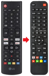 50UR78006LK LG afstandsbediening - productfoto